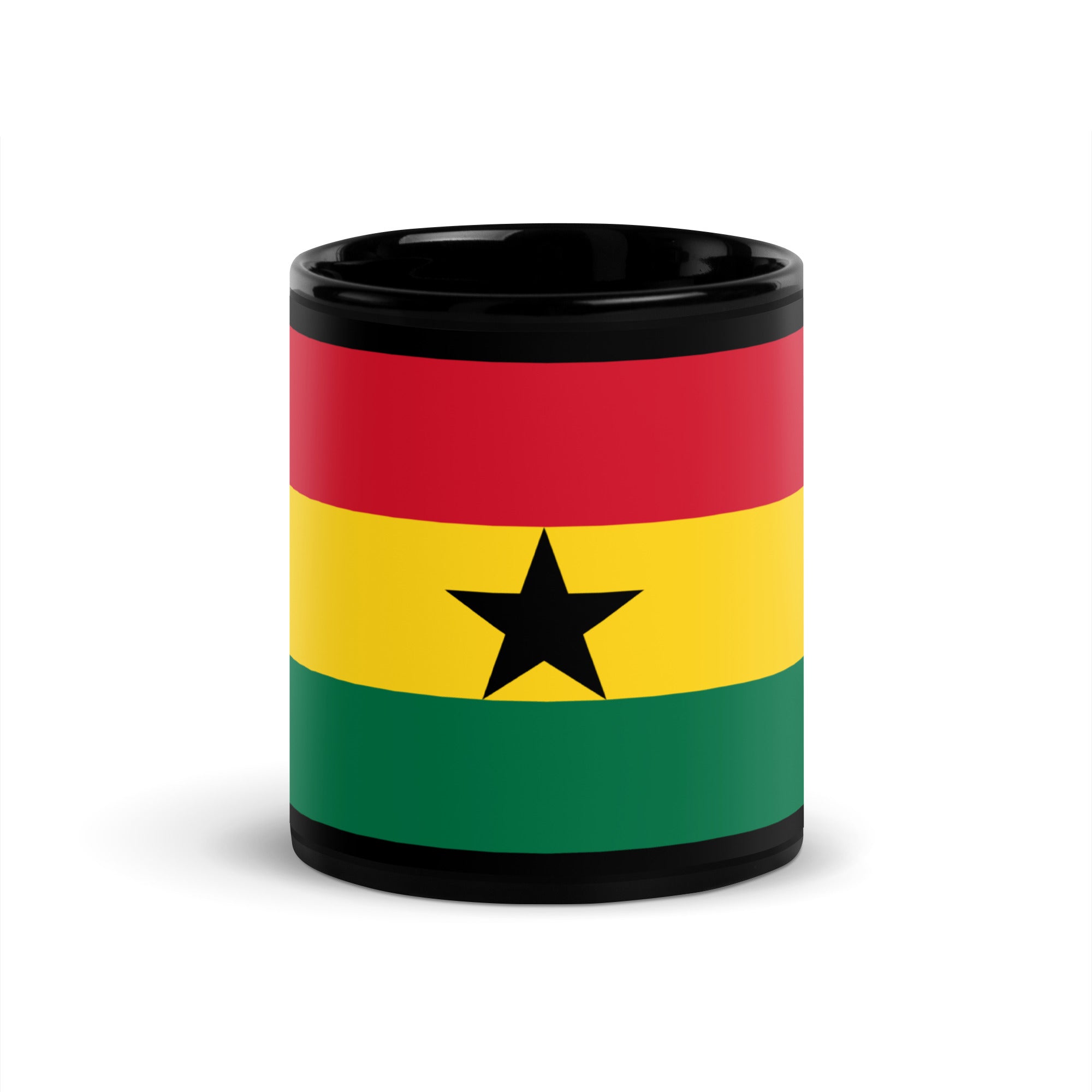 Ghana Flag Mug (Black)